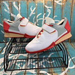 VELAASA Strake Men's US Size 8.5 Women's 10 Red Olympic Weightlifting Shoes